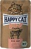 Био пауч за котки Happy Cat Bio Organic - 85 g, с говеждо, в зряла възраст - храна