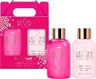 Подаръчен комплект The Luxury Bathing Company Sweet Vanilla & Almond Glaze - Душ гел и лосион за тяло - продукт
