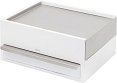 Кутия за грим и бижута UMBRA Stowit - 26 x 22 x 12 cm, в бял цвят - продукт