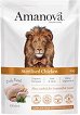 Пауч за кастрирани котки Amanova Sterilised - 85 g, с пилешко, в зряла възраст - храна