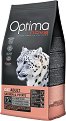 Суха храна за котки Optima Nova Adult - 2 и 8 kg, със сьомга и картофи, над 12 месеца - храна
