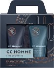 Подаръчен комплект Grace Cole Homme Fine Grooming - Шампоан за коса и брада, душ гел и гъба за баня от серията Homme - продукт
