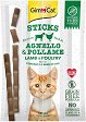 Лакомства за котки GimCat Sticks - 4 x 5 g, с агнешко и птиче месо - храна