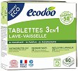 Таблетки за съдомиялна Ecodoo 3 in 1 - 60 броя - продукт