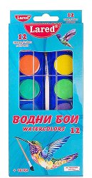 Акварелни бои Lared — 12 цвята