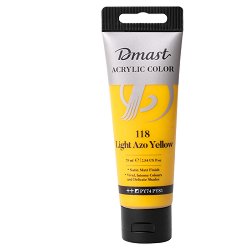 Акрилна боя Deli Acrylic Color — 118 Light Azo Yellow, 75 мл от серията Dmast
