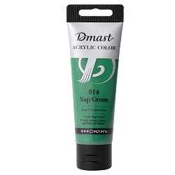 Акрилна боя Deli Acrylic Color — 514 Sap Green, 75 мл от серията Dmast