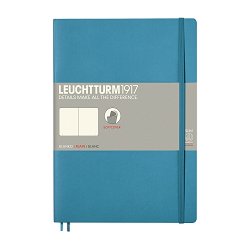 Тефтер с меки корици - Notebook Composition — Nordic Blue, В5 с бели листове
