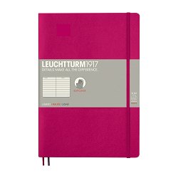 Тефтер Leuchtturm1917 Notebook Composition — Berry, В5, с широки редове