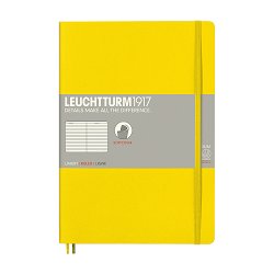 Тефтер Leuchtturm1917 Notebook Composition — Lemon, В5, с широки редове