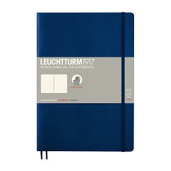 Тефтер с меки корици - Notebook Composition — navy, В5 с редове
