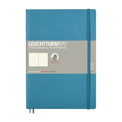 Тефтер с меки корици - Notebook Composition — nordic blue, В5 с редове
