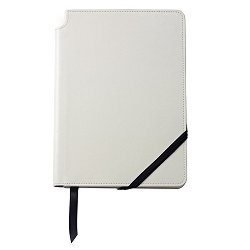 Тефтер с редове - Journal Medium Red — бял - А6