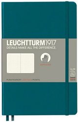 Тефтер с меки корици Leuchtturm1917 Paperback — Pacific Green, B6+, на точки