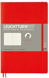 Тефтер с меки корици Leuchtturm1917 Paperback — Red, B6+, на точки