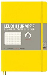Тефтер с меки корици Leuchtturm1917 Paperback — Lemon, B6+, на точки