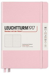 Тефтер с твърди корици Leuchtturm1917 Medium — Powder, A5, на точки от серията Muted Colors
