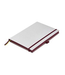 Тефтер с ластик Lamy — лилав, А5, с квадратчета