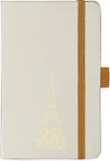 Тефтер с твърди корици Sheaffer Emily in Paris — бежов, A6, с широки редове