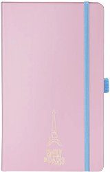 Тефтер с твърди корици Sheaffer Emily in Paris — розов, A5, с широки редове