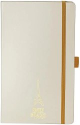 Тефтер с твърди корици Sheaffer Emily in Paris — бежов, A5, с широки редове