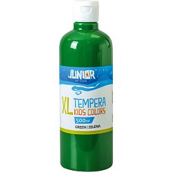 Темперна боя Junior — зелен, 500 мл