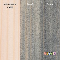 Акрилен байц за дърво Невская Палитра — 833 Ebony wood, 120 мл от серията Decola