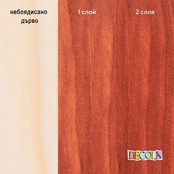 Акрилен байц за дърво Невская Палитра — 383 Chestnut, 120 мл от серията Decola