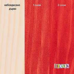 Акрилен байц за дърво Невская Палитра — 383 Ashberry, 120 мл от серията Decola