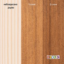 Акрилен байц за дърво Невская Палитра — 439 Beech, 120 мл от серията Decola