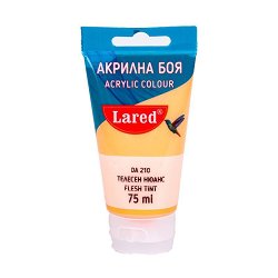 Акрилна боя Lared — телесен, 75 мл