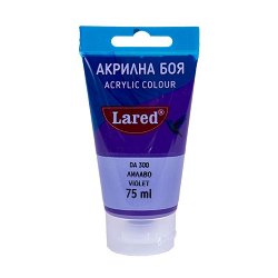 Акрилна боя Lared — лилав, 75 мл