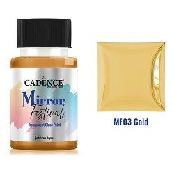Боя за стъкло CADENCE Mirror Festival — Gold, 50 мл