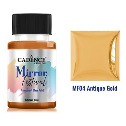 Боя за стъкло CADENCE Mirror Festival — Antique Gold, 50 мл