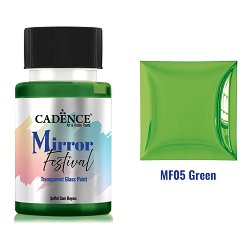 Боя за стъкло CADENCE Mirror Festival — Green, 50 мл
