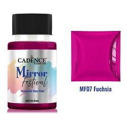 Боя за стъкло CADENCE Mirror Festival — Fuchsia, 50 мл
