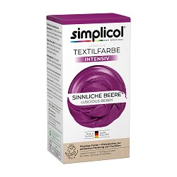 Течна текстилна боя Simplicol Intensive — Luscious berry