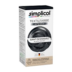 Течна текстилна боя Simplicol Intensive — Black velvet