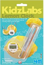 Направи сам часовник от лимон - 4М - От серията Kidz Labs — 4M 4m-03306