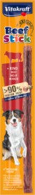Лакомство за кучета Vitakraft - 12 г, с говеждо, от серията Beef Stick Original