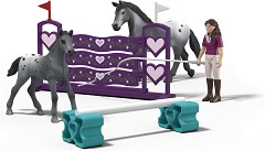 Фигурки за игра Тренировка за турнир - Schleich - От серията Horse Club — 42776