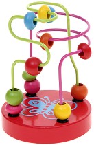 Дървен лабиринт Andreu toys - Пеперуда - От серията Лабиринт — 16333