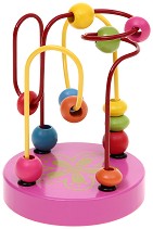 Дървен лабиринт Andreu toys - Цвете - От серията Лабиринт — 16333