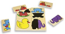 Забавни сенки - Дървена играчка — Andreu Toys 16214