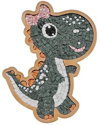 Каменна мозайка Динозавър - Neptune Mosaic - С размери 23.5 х 27.5 cm