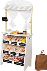 Дървен детски магазин и театър 2 в 1 - Ginger Home — W10A232