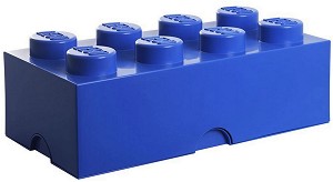 Кутия за съхранение на конструктори Lego - син — 40111731