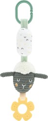 Мека играчка Овчица - Kikka Boo - С гризалка и дрънкалка, от колекцията Sleepy Sheep — 31201010441