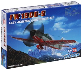 Военен самолет - Focke Wulf Fw190D-9 - Сглобяем авиомодел — Hobby Boss 80228