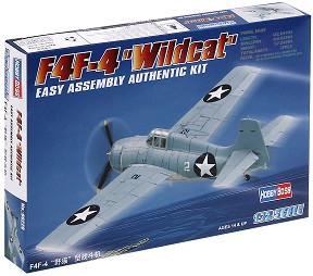 Военен самолет - F4F-4 "Wildcat" - Сглобяем авиомодел — Hobby Boss 80220